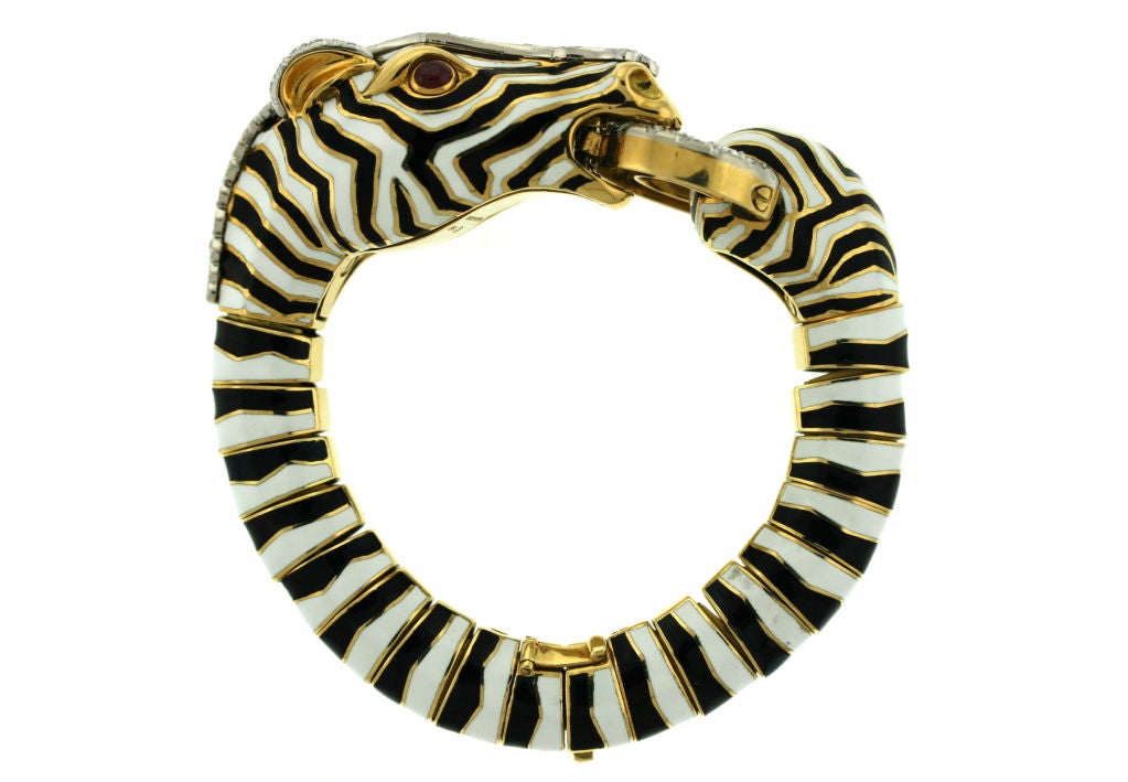 david webb zebra bracelet