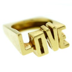 CARTIER 1970s "LOVE" Ring