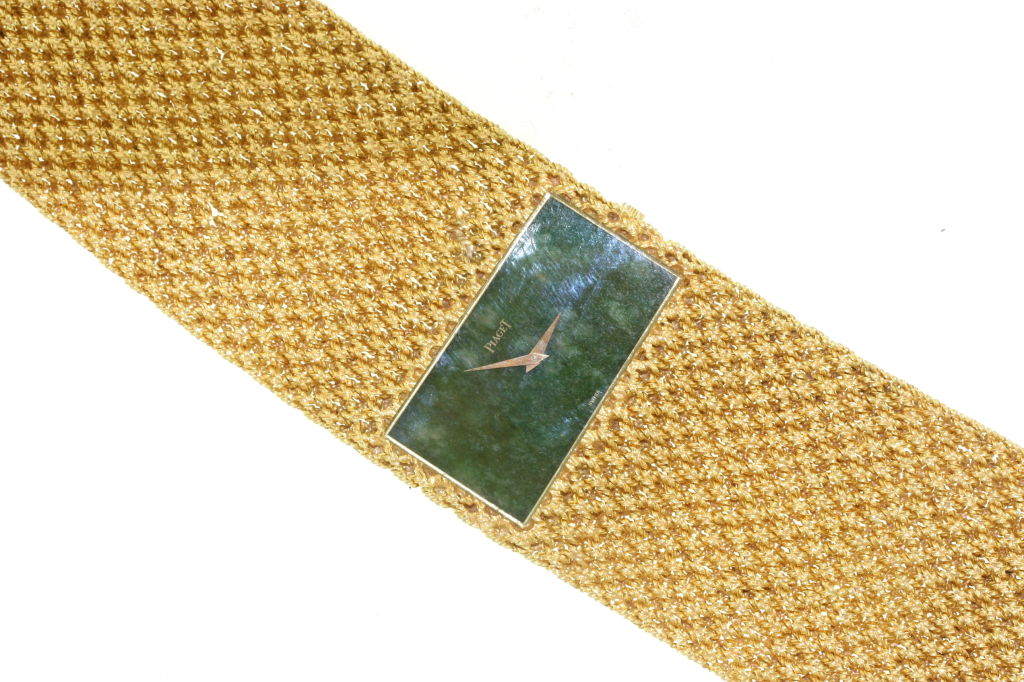 Women's PIAGET 1970s Gold Mesh Bracelet Watch