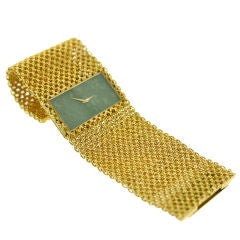 PIAGET 1970s Gold Mesh Bracelet Watch