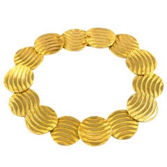 Exquisite French Gold Choker by George Lenfant Paris