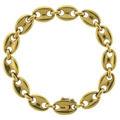 VAN CLEEF & ARPELS "Gucc" Link Gold Bracelet