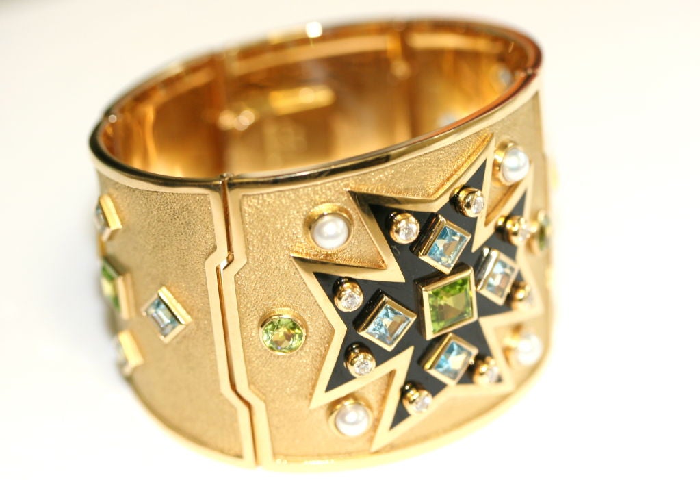 Women's VERDURA Iconic Maltese Cross Hinged Cuff Bracelet