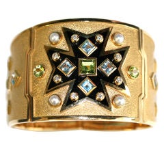 VERDURA Iconic Maltese Cross Hinged Cuff Bracelet