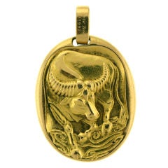 CARTIER Paris Taurus Zodiac Pendant