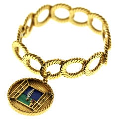 VAN CLEEF & ARPELS Bracelet with Gem Set "Ocean View" Charm