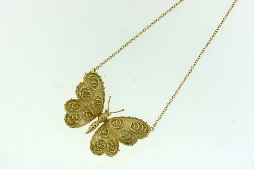 Women's VAN CLEEF & ARPELS Gold Butterfly Necklace