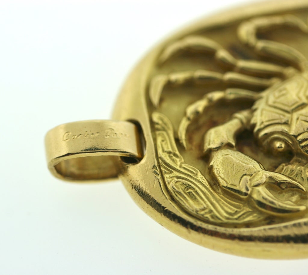cartier zodiac pendant