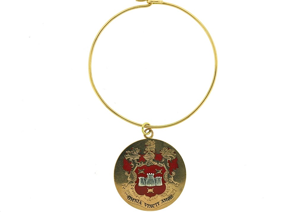 CARTIER "Love Conquers All" Gold Charm Bracelet