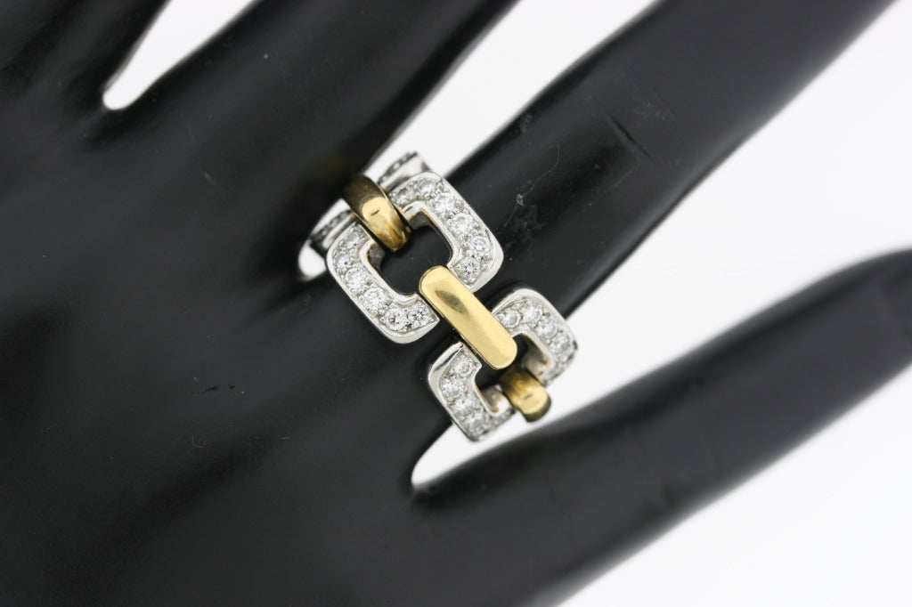 Contemporary ANGELA CUMMINGS Diamond Link Band For Sale