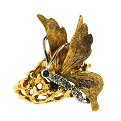 CARTIER 1970s Butterfly Ring