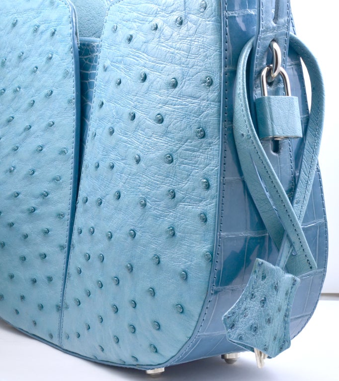 slate blue purse