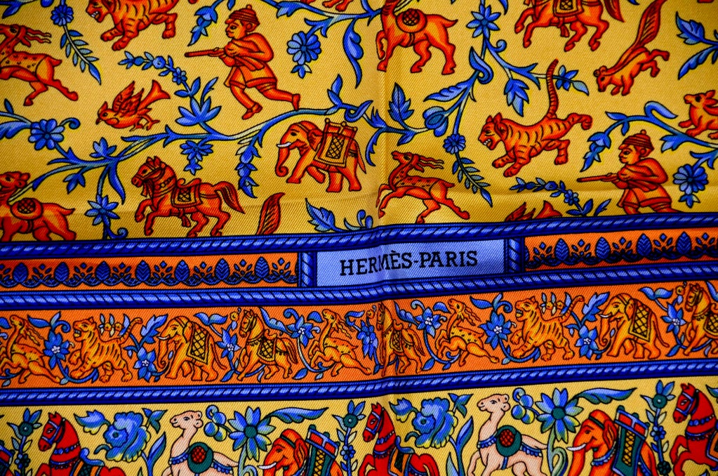 Hermes Chasse en Inde Silk 35