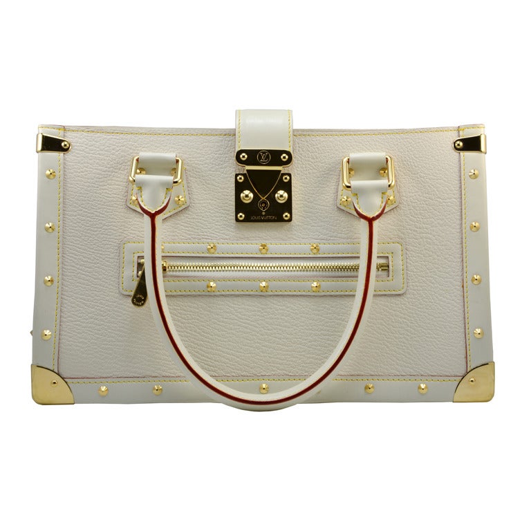 Louis Vuitton Suhali Le Fabuleux Handbag in Off White at 1stdibs