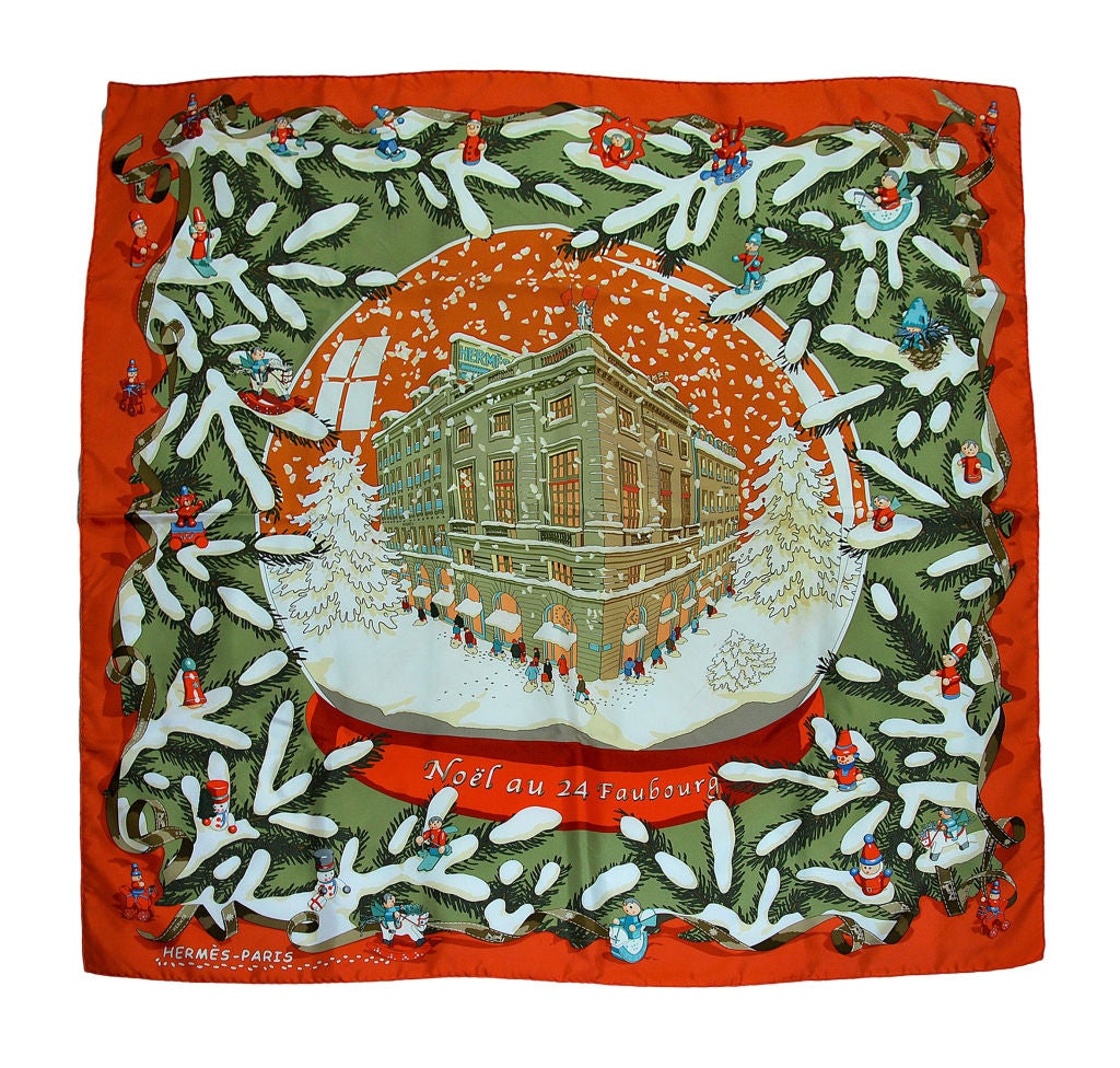 Hermes ultimate XMAS gift, for the Hermes scarf collector! This gorgeous scarf, 