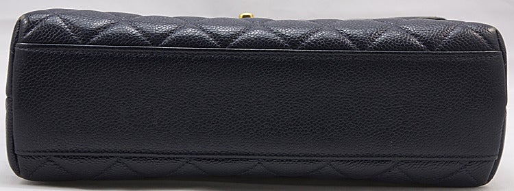 Women's Chanel Navy Caviar Kelly Style Bag