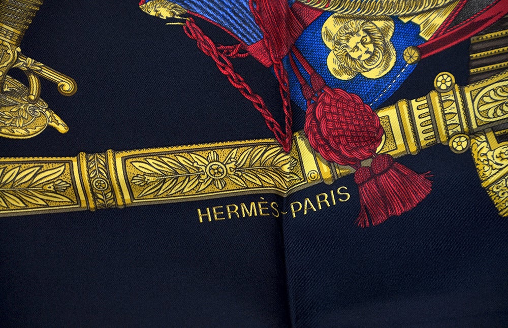 hermes grand uniforme scarf