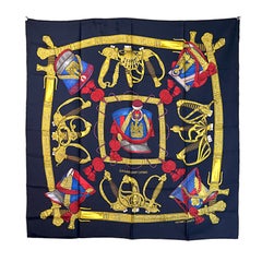 Hermes "Grand Uniforme" Silk Scarf