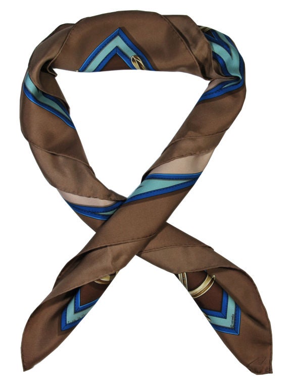 Hermes "La Ronde de Jockeye" Silk Scarf