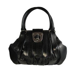 Alexander McQueen Black Evlie Handbag
