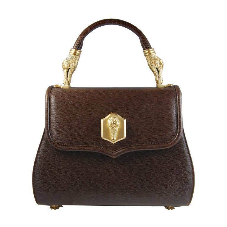 Kieselstein Cord Chocolate Brown Trophy Bag