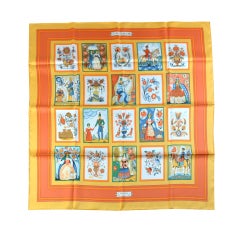 HERMES "Imagerie" Silk Scarf