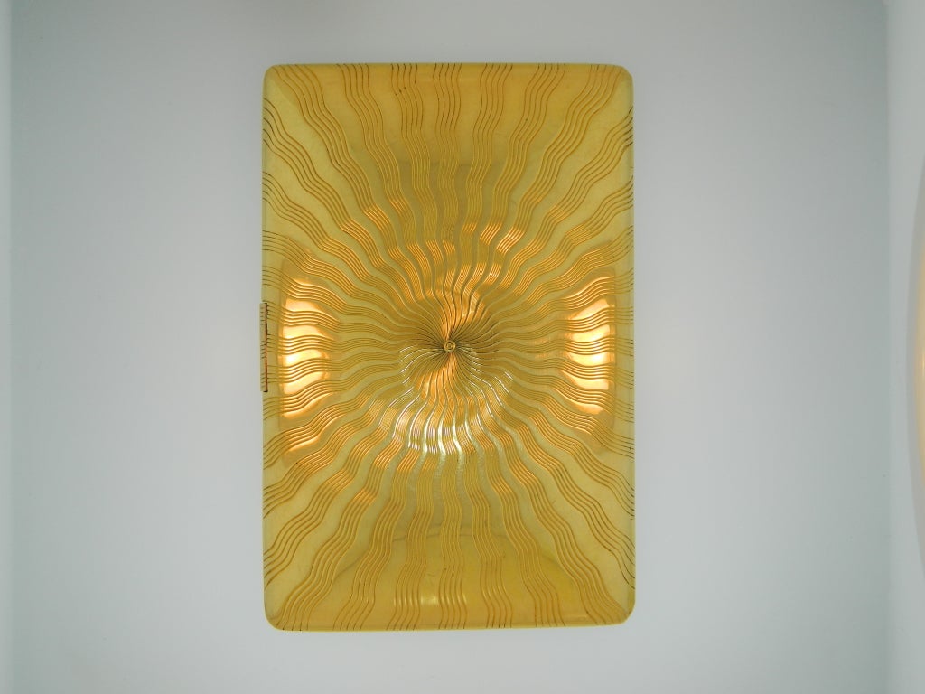 CARTIER PARIS Yellow Gold Cigarette Case Circa 1909