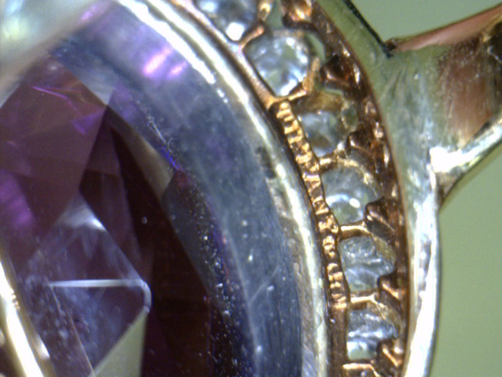 Women's TIFFANY & Co, Victorian Amethyst and Diamond Ring