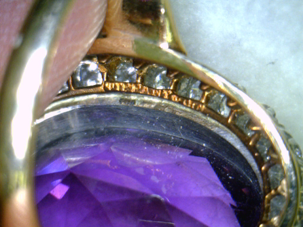 TIFFANY & Co, Victorian Amethyst and Diamond Ring 1