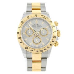 ROLEX Stainless Steel and Yellow Gold Cosmograph Daytona Ref 116523