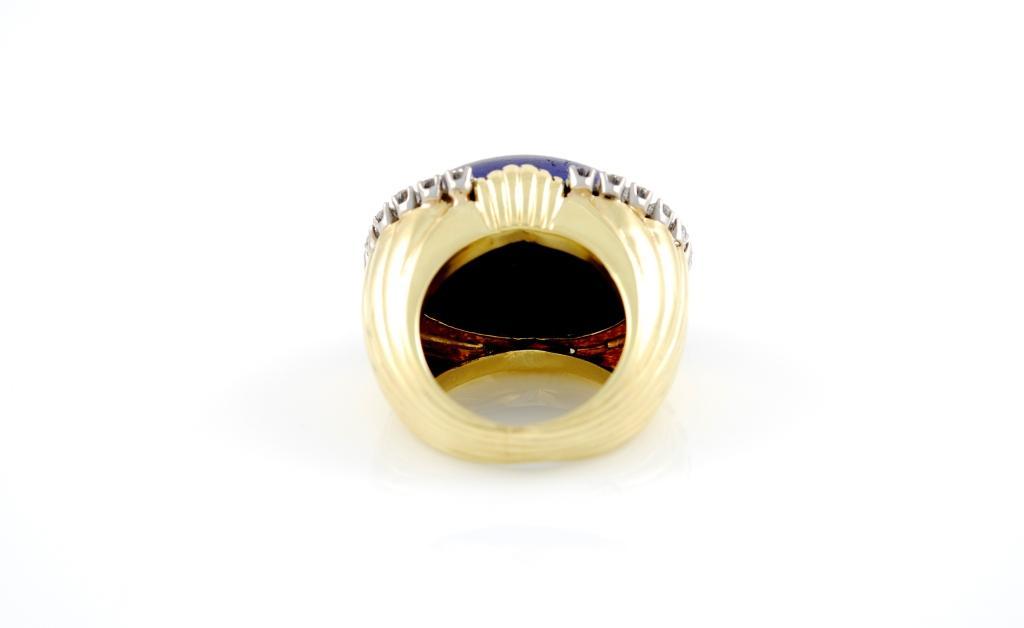 Lapis Lazuli Dome Ring In Excellent Condition For Sale In Verona, IT