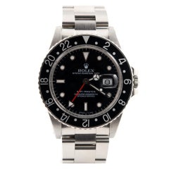 ROLEX Stainless Steel GMT-Master Wristwatch Ref 16750