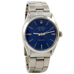 Vintage ROLEX Stainless Steel Air-King Wristwatch Ref 5500