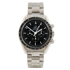 Omega Stainless Steel Speedmaster Chronograph Wristwatch