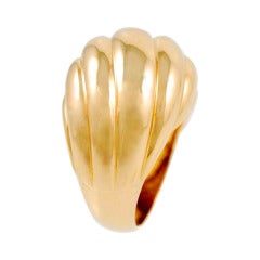 CARTIER Yellow Gold Dome Ring