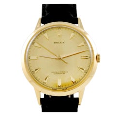 Rolex Yellow Gold Precision Wristwatch Ref 8940 circa 1960s