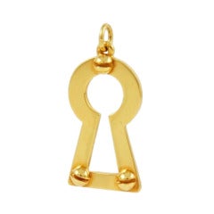 ALDO CIPULLO Gold Lock Pendant