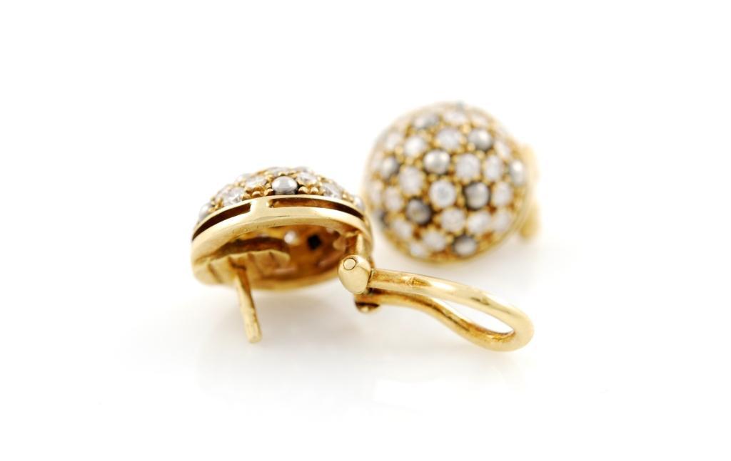 CARTIER Diamond Pearl Gold Ring/Earrings In Excellent Condition In Verona, IT