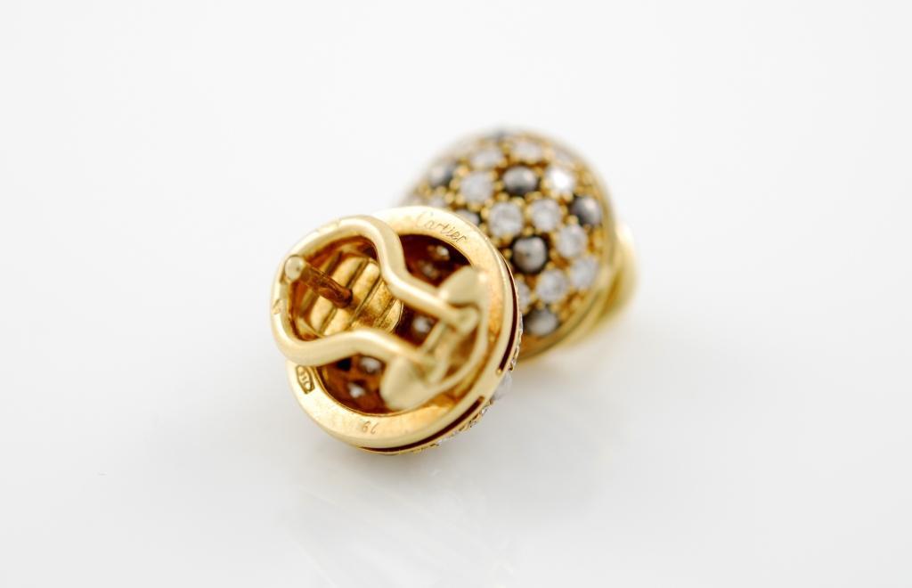 Women's CARTIER Diamond Pearl Gold Ring/Earrings