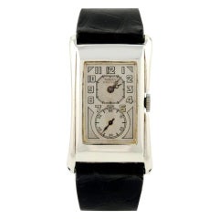 Vintage ROLEX Sterling Silver Prince Brancard Wristwatch