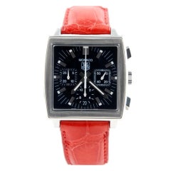 TAG HEUER Stainless Steel Monaco Wristwatch