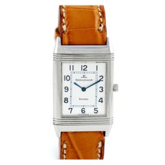 Retro JAEGER LECOULTRE Stainless Steel Reverso Classic circa 1990s