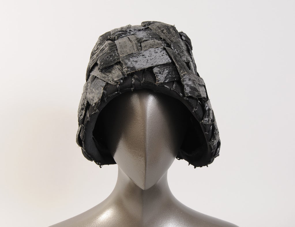 Woven Raffia Cloche