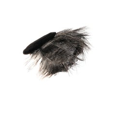Velvet and Feather Cocktail Hat