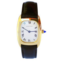 Retro Audemars Piguet Yellow Gold Ultra-Thin Wristwatch circa 1960s