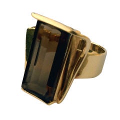 Vintage Margaret de Patta Yellow Gold Ring