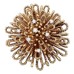 Tiffany & Co. Diamond Gold Starburst