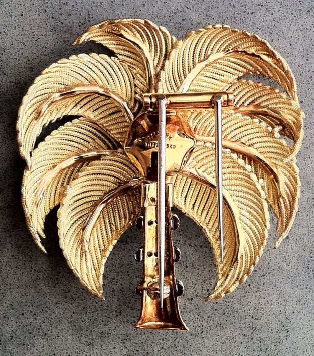 Tiffany & Co. Diamond Gold Palm Tree