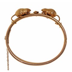 Victorian Thornhill Mouse Bangle