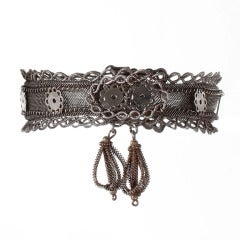 Rare Silesian Iron Wire Work Bracelet